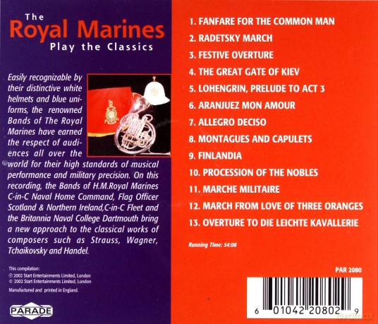 Royal Marines: Plays Classics [CD]