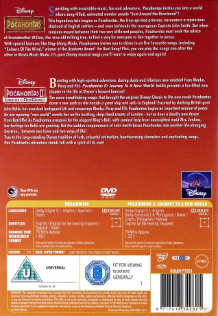 Pocahontas 1-2 [2DVD]