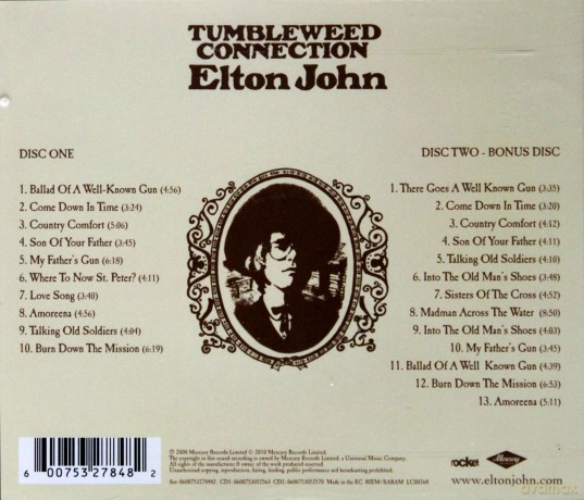 Elton John: Tumbleweed Connection Deluxe Edition [2CD]
