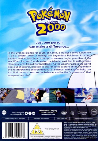 Pokemon - The Movie: 2000 (Pokémon 2: Uwierz w swoją siłę) [DVD]