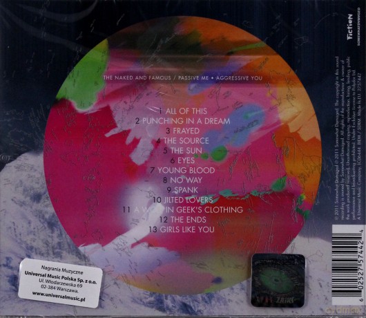 The Naked and Famous: Passive Me, Aggresive You [CD]