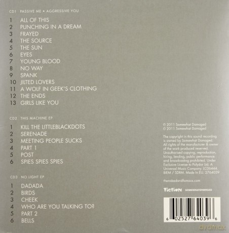 The Naked and Famous: Passive Me, Aggresive You Ltd (ecopack) [3CD]