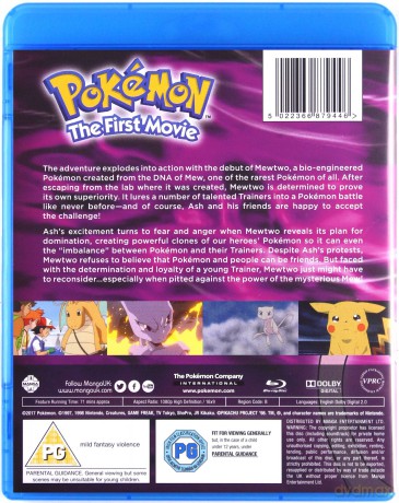 Pokemon: The First Movie (Film pierwszy) [Blu-Ray]