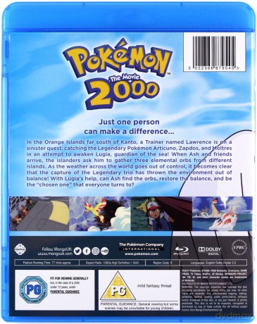 Pokemon: The Movie 2000 (Uwierz w swoją siłę) [Blu-Ray]