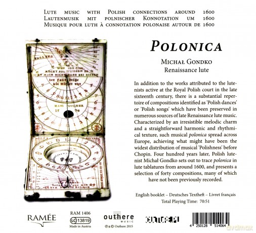 Michal Gondko: Polonica - Lute Music With Polish [CD]