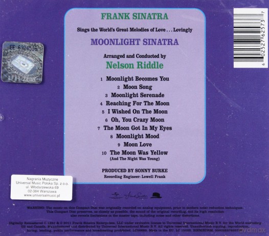 Frank Sinatra: Moonlight Sinatra [CD]
