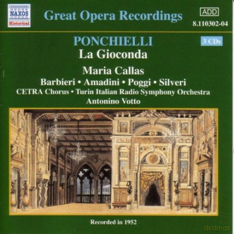 Callasturin Rsovotto: Ponchiellila Gioconda [3CD]