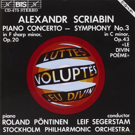 Scriabin: Pontinensegerstamstockholm P [CD]