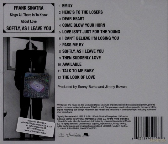 Frank Sinatra: Softly, As I Leave You [CD]