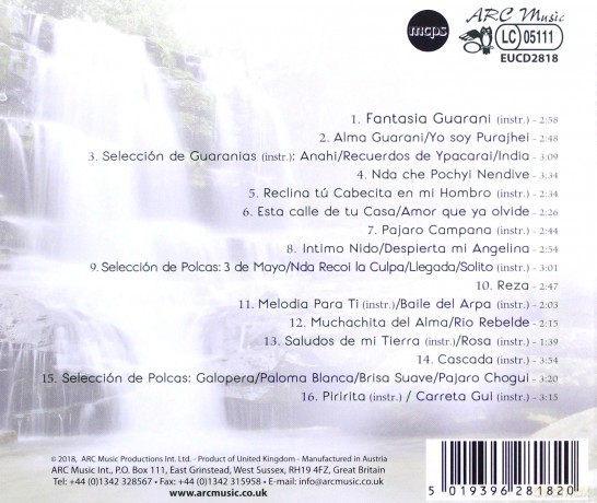 Oscar Benito: Popular Songs From Paraguay [CD]