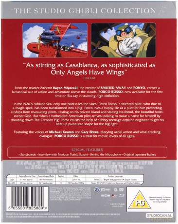 Porco Rosso (Szkarłatny pilot) [Blu-Ray]+[DVD]