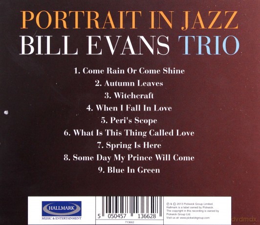 Bill Evans Trio: Portrait In Jazz [CD]