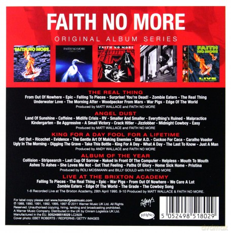 Faith No More: Original Album Series [5CD]