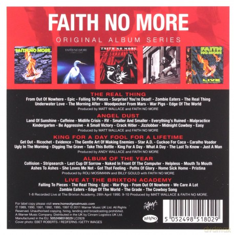 Faith No More: Original Album Series [5CD]