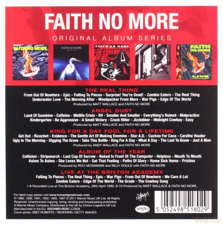 Faith No More: Original Album Series [5CD]