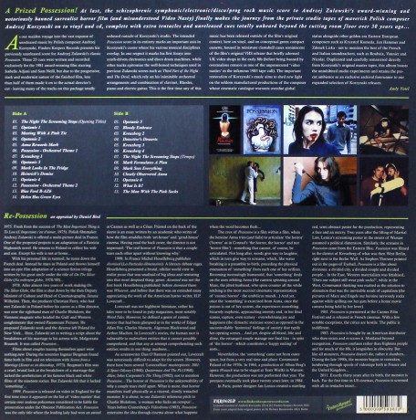 Andrzej Korzynski: Possession soundtrack [Winyl]