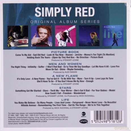 Simply Red: Original Album Series [BOX] [5CD]