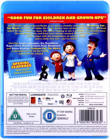 Postman Pat The Movie (Listonosz Pat i wielki świat) [Blu-Ray]