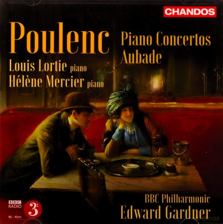 LortieBBC Philgardner: Poulencpiano Concertos [CD]