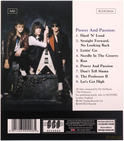 Mamas Boys: Power And Passion [CD]