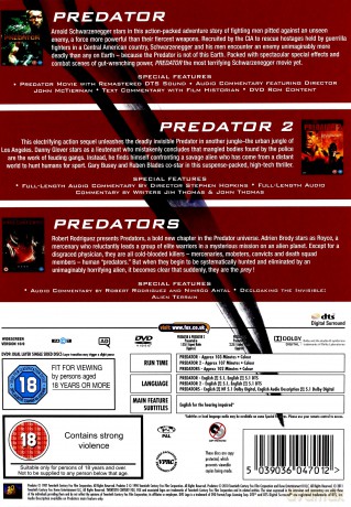 Predator Trilogy [3DVD]