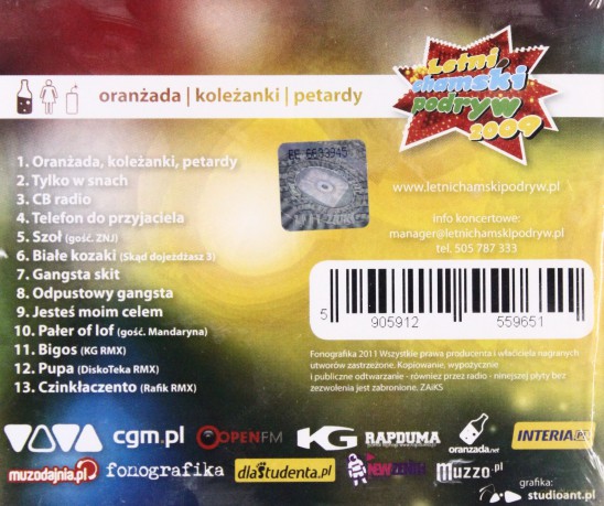 Letni Chamski Podryw: Oranżada, koleżanki, petardy [CD]