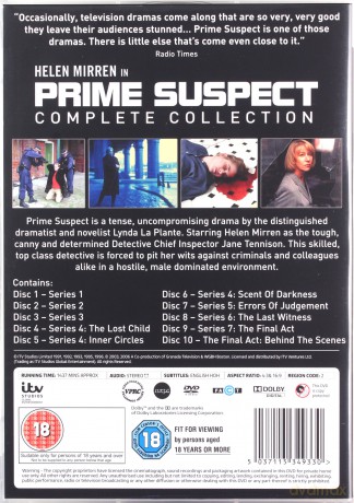 Prime Suspect: Complete Collection (Główny podejrzany) [10DVD]
