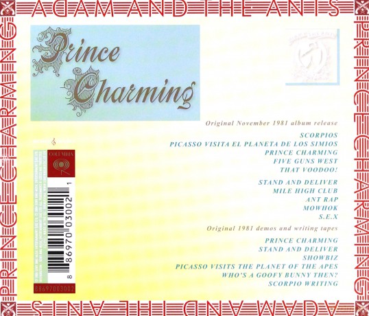 Adam & The Ants: Prince Charming [CD]