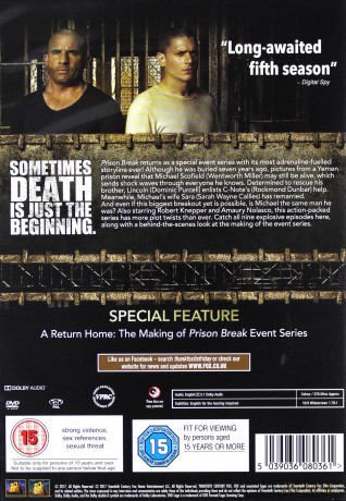 Prison Break: Event Season Season 5 (Skazany na śmierć) [DVD]