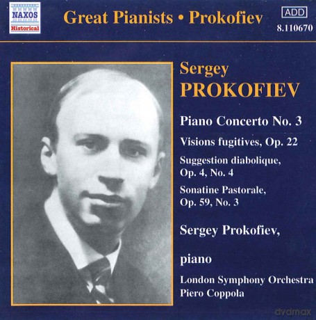 Prokofievlsocoppola: Prokofievpiano Concerto No 3 [CD]
