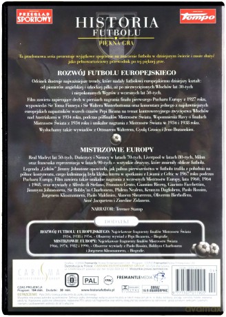 Historia Futbolu: Rozwój futbolu europejskiego+Mistrzowie Europy [DVD]