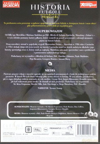 Historia Futbolu: Supergwiazdy+Media [DVD]