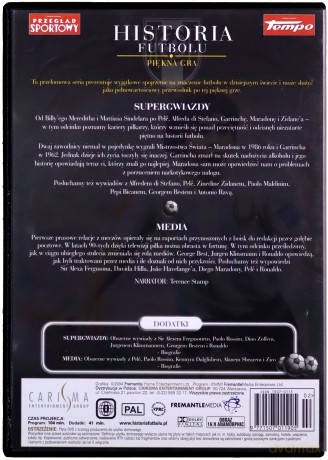 Historia Futbolu: Supergwiazdy+Media [DVD]