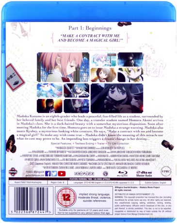 Puella Magi Madoka Magica The Movie Pt 1 [Blu-Ray]