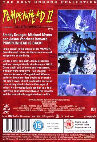 Pumpkinhead 2 Blood Wings [DVD]