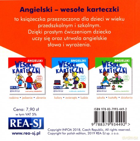 Angielski. Wesołe karteczki dom ciało pogoda [KSIĄŻKA]