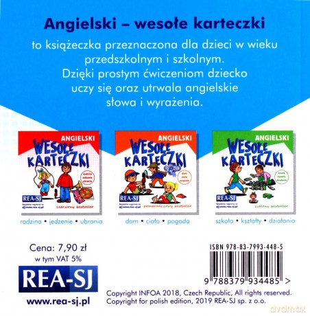 Angielski. Wesołe karteczki kolory zwierzęta ludzie [KSIĄŻKA]
