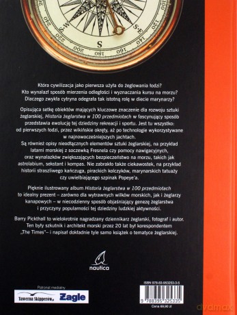 Historia żeglarstwa w 100 przedmiotach - Barry Pickthall [KSIĄŻKA]