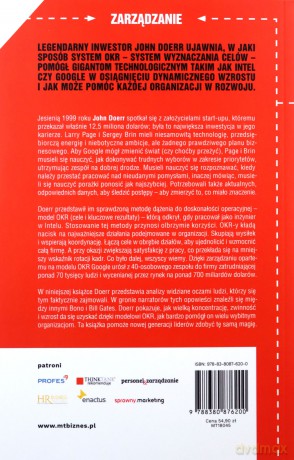 Jak Google, Bono i Gates trzęsą światem dzięki metodzie OKR - John Doerr [KSIĄŻKA]