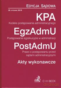 Kodeks postępowania administracyjnego wyd. 29, Edycja Sądowa [KSIĄŻKA]