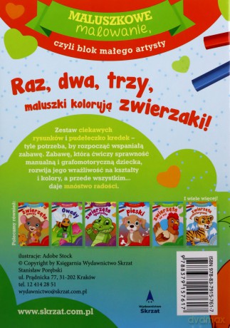 Maluszkowe malowanie. Zwierzęta leśne [KSIĄŻKA]