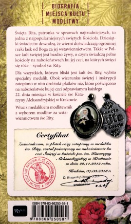 Medalik św Rity - Małgorzata Pabis [KSIĄŻKA]