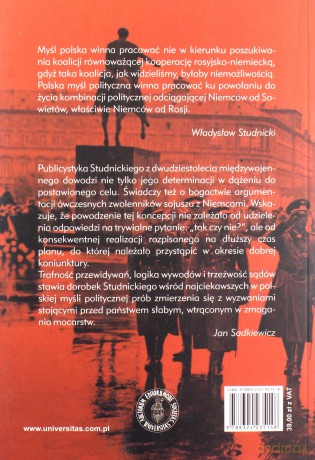 O przymierze z Niemcami. Wybór pism 1923-1939 - Władysław Studnicki [KSIĄŻKA]