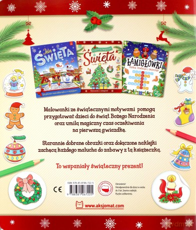 Pokoloruj bajkowe święta [KSIĄŻKA]