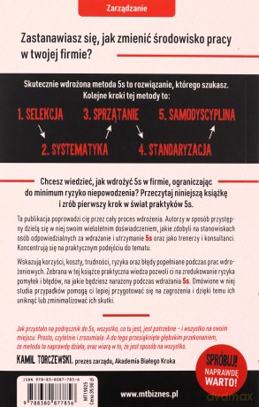 Praktyczny przewodnik 5s, czyli jak wdrażać, żeby wdrożyć - Marcin Kamieński, Ludwik Sieczkowski [KSIĄŻKA]