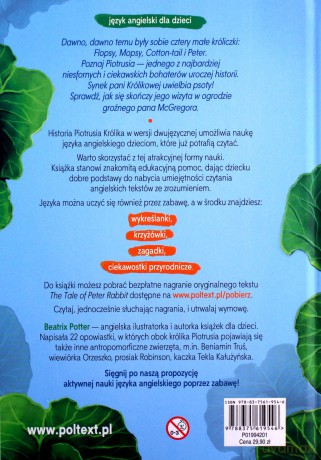 The Tale of Peter Rabbit - Beatrix Potter, Marta Fihel, Grzegorz Komerski [KSIĄŻKA]