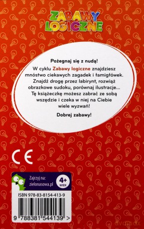 Zabawy logiczne. Zeszyt pomarańczowy [KSIĄŻKA]