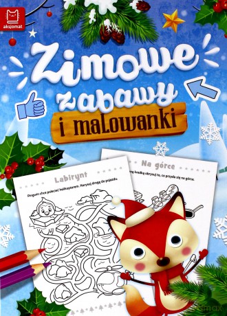 Zimowe zabawy i malowanki [KSIĄŻKA]