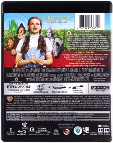 Czarnoksiężnik z Oz [Blu-Ray 4K]+[Blu-Ray]