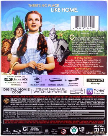 Czarnoksiężnik z Oz [Blu-Ray 4K]+[Blu-Ray]